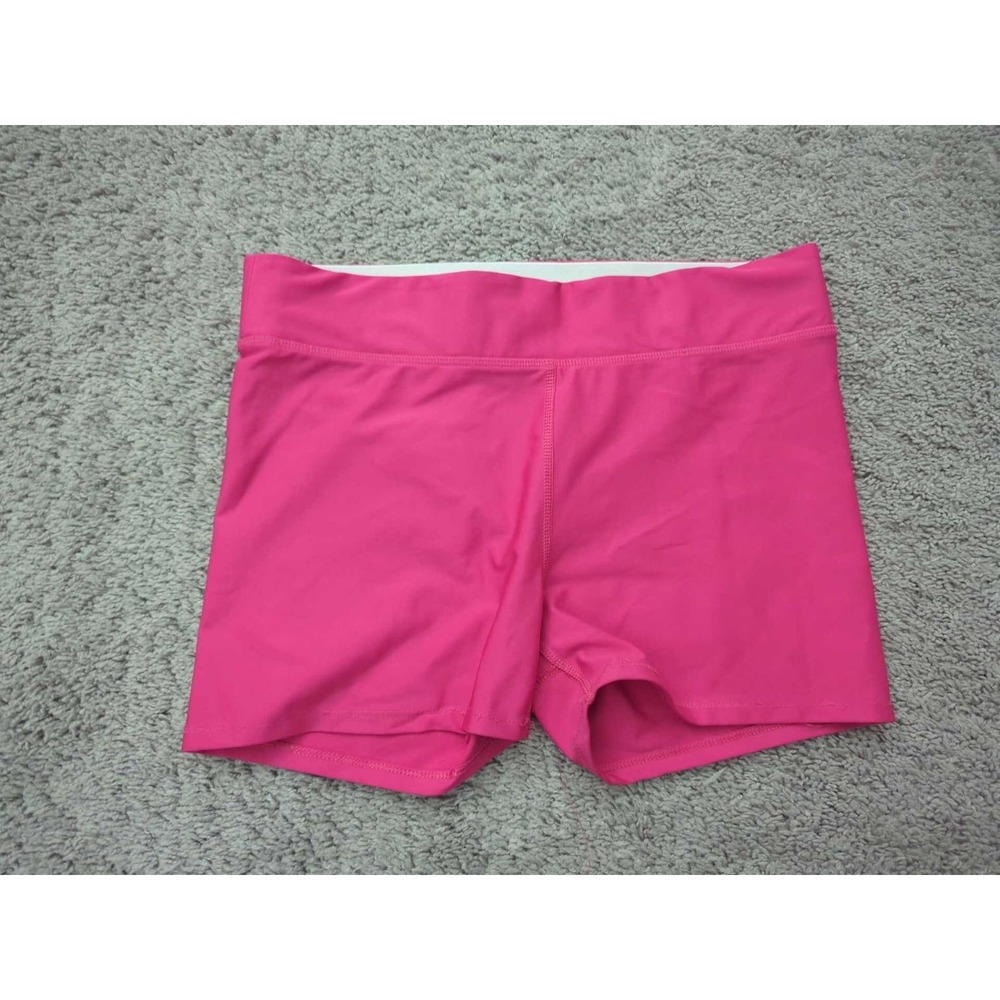 DSG Women's Pink Compression Dance Shorts Athletic Workout Large L